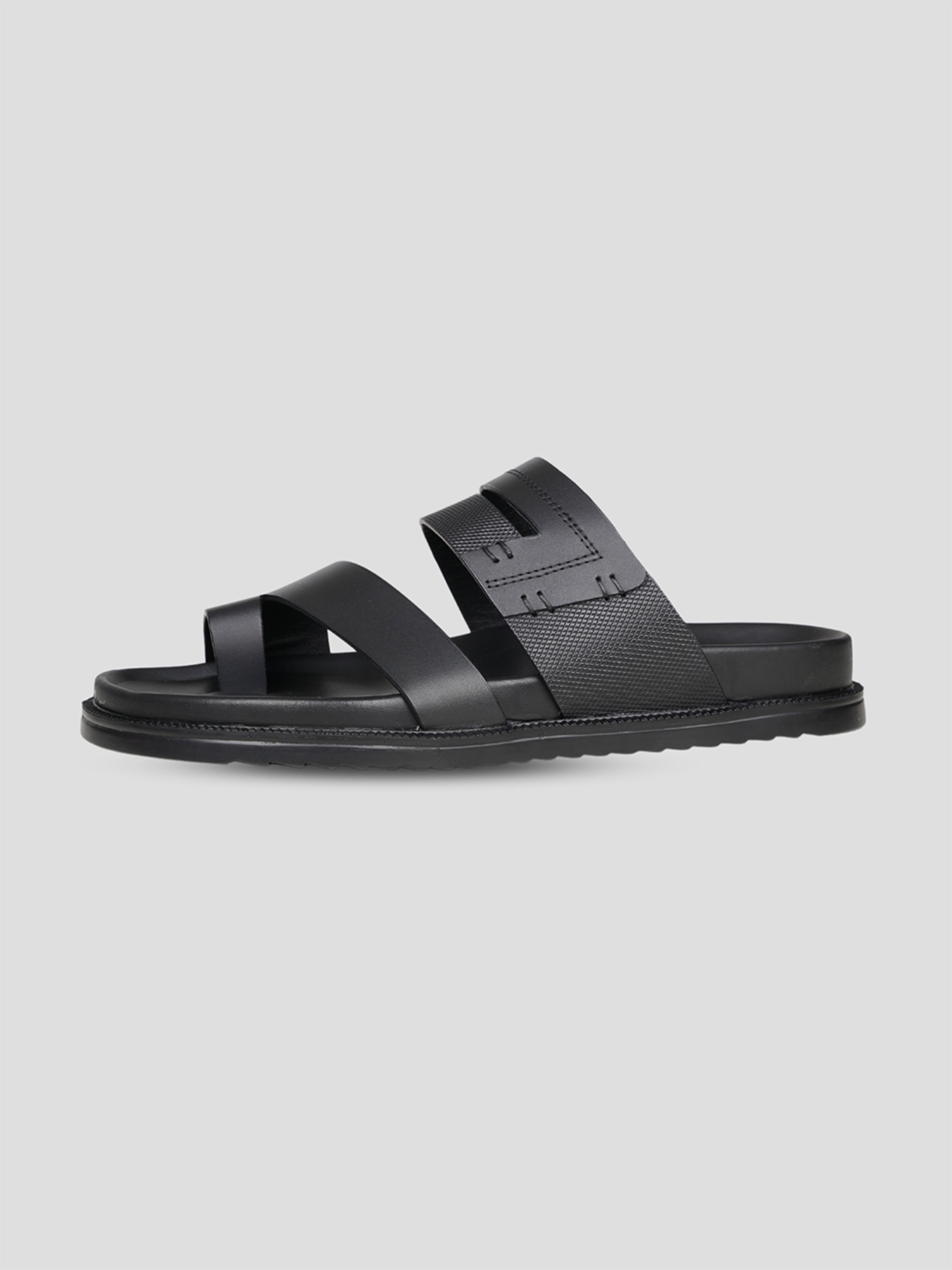 Ezok Men's Genuine Leather Sandals - Comfortable & Stylish Footwear